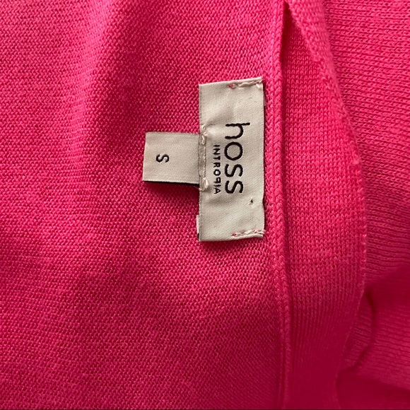 Hoss Introqia Pink V-Neck Sweater With Attached Underskirt S - Picture 7 of 7